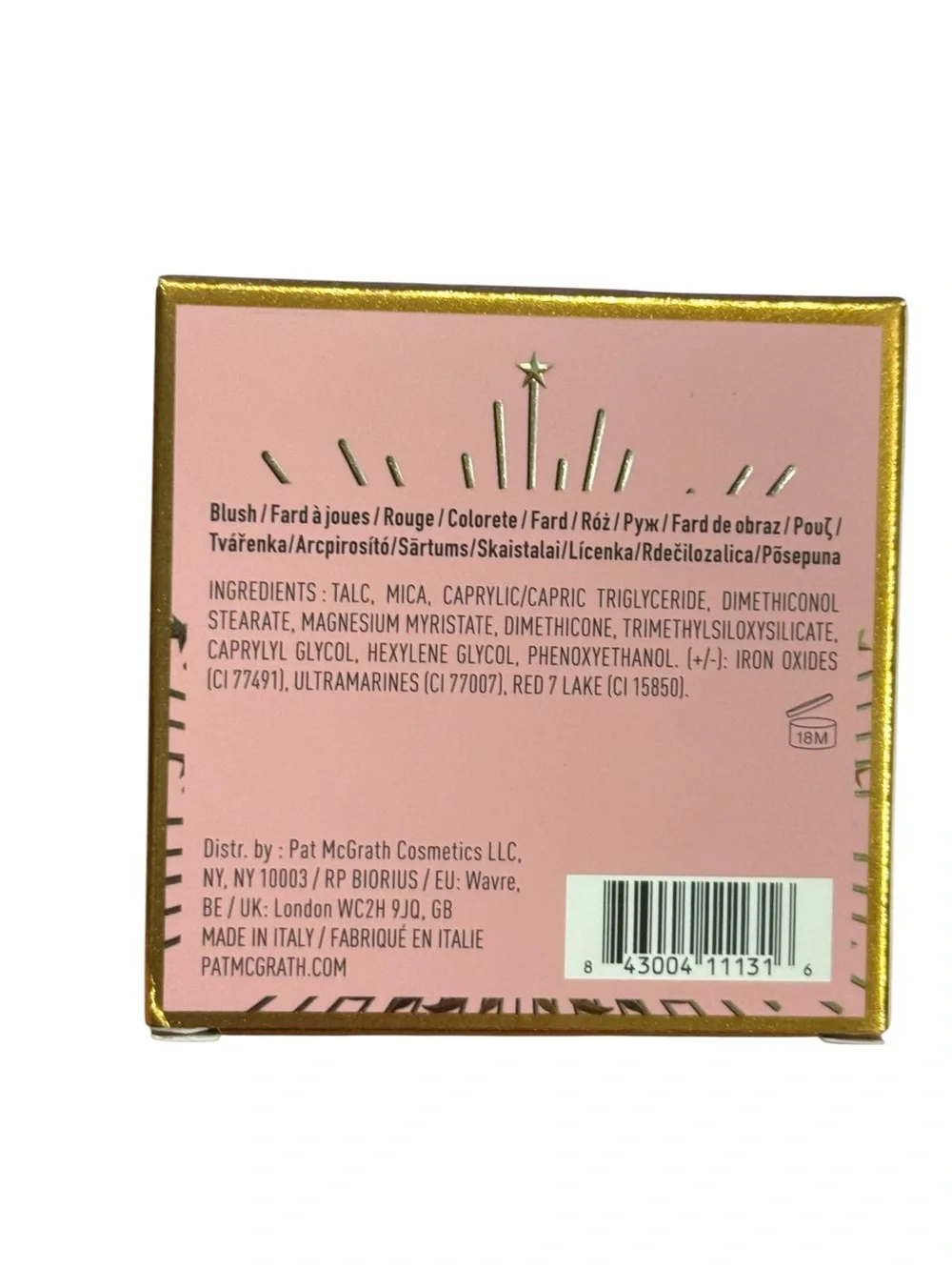 Pat McGrath Divine Blush Divine Rose III 9.7g Full Size New In Box